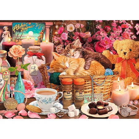 Puzzle Trefl 1000 Premium Plus Tea Time Wszystko co przyjemne 108026