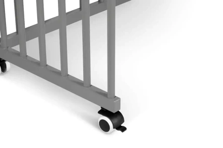 Łóżeczko dostawne 90x40 Piccolino grafit