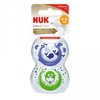 Nuk smoczki uspokajające silikonowe 0-6m genius color 282938