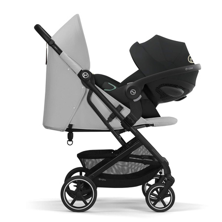 Cybex Beezy BLK B Fog Grey light grey  Wózek spacerowy