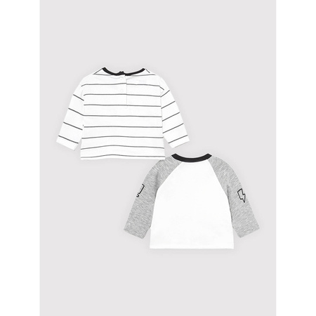 Mayoral kompl. 2 koszulki d/r  kolor 39 negro rozmiar 6-9 m