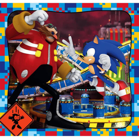 Clementoni Puzzle 3x48 Super Kolor Sonic 253203