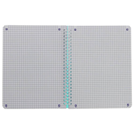 Kołozeszyt Oxford 17x22 A5 80k 90g Lagon PP 2 spirale 096636
