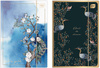 TECZKA Z GUMKĄ A4+ SATIN GOLD BLOSSOM 292919
