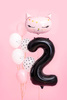 BALON FOLIOWY CYFRA 2 CZARNY 86CM 166264