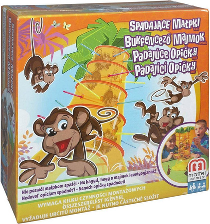 Mattel gra spadające małpki