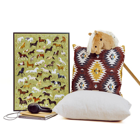 CzuCzu: Puzzlove CzuCzu Konie 200 el. puzzle rodzinne