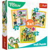 Puzzle Trefl 3w1 Razem jest wesoło 348507