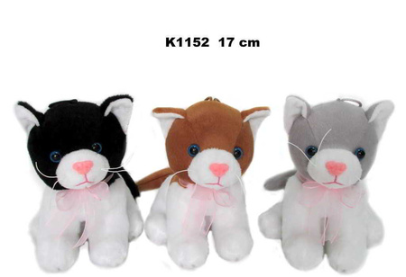 Plusz kot 17cm z głosem 151872
