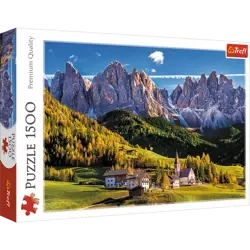 Puzzle Trefl 1500 Dolina Val di Funes Dolomity Włochy 261639