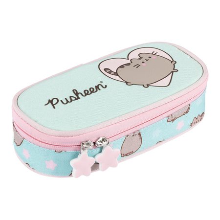 PIÓRNIK SASZETKA USZTYWNIONA Z WEWNĘTRZNĄ KLAPKĄ PUSHEEN MINT 679537