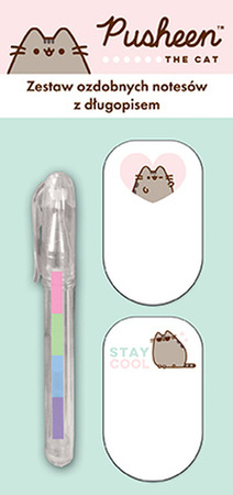 ZESTAW NOTESÓW 30k 2 szt Z DŁUGOPISEM(mini) PUSHEEN 651946