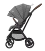 Wózek Maxi Cosi Leona 2 Select Grey (Black Frame & Brown Leather)