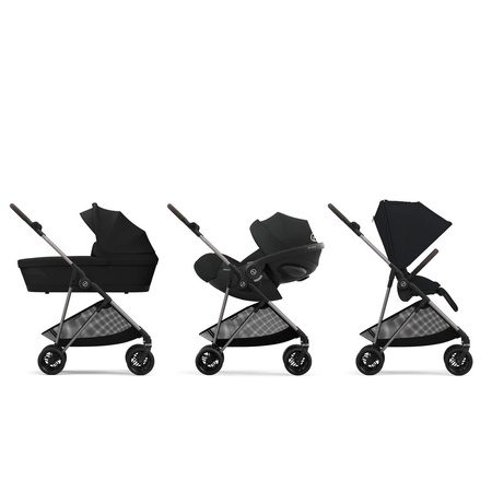 Cybex Melio B Magic Black black wózek spacerowy