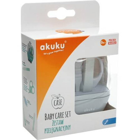 Akuku zestaw do pielęgnacji apple case -grey (12/96) 004737