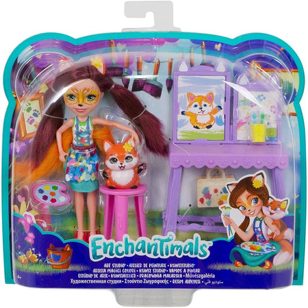 Enchantimals fcc62 lalka+zwierzątka zestaw