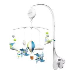 Babyono Karuzelka do łóżeczka z elektroniczną pozytywką Balloons 413494