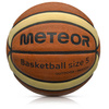 Piłka koszykowa treningowa Meteor Cellular 5 brązowy/kremowy 062337