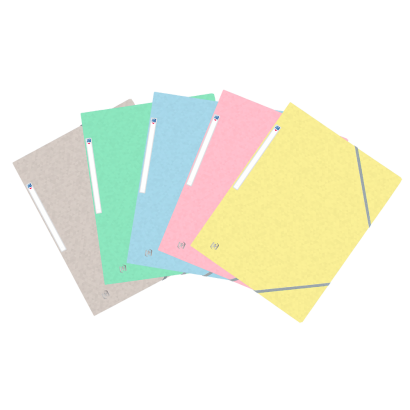 Teczka z gumką Oxford A4 Top File Karton pastel 412462