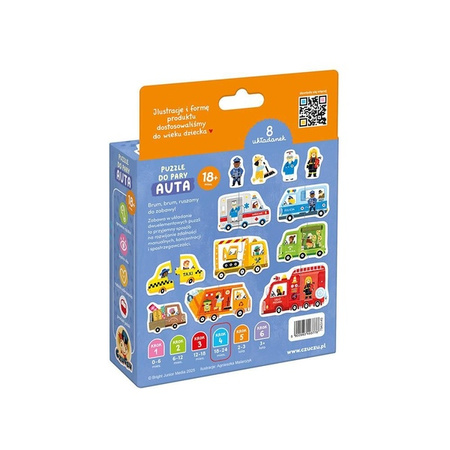 CzuCzu Puzzle do pary Auta 18 mies.+ 493778