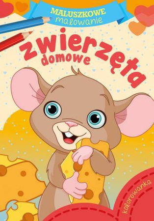 Książeczka maluszkowe malowanie zwierzęta domowe