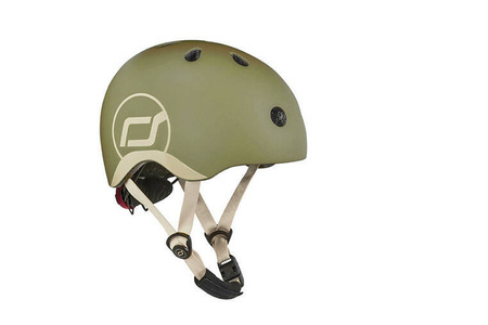 SCOOTANDRIDE Kask XXS-S dla dzieci 1-5 lat Olive 000072
