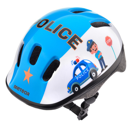 Kask rowerowy Meteor KS06 XS 44-48cm Police 069756