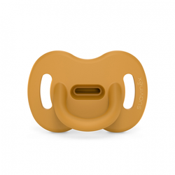 Suavinex Smoczek 100% silikonowy fizjologiczny SX Pro|0-6 m|musztardowy| New All Silicone