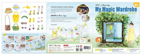 Stick'N Książka do zabawy Moja magiczna garderoba lato 290361