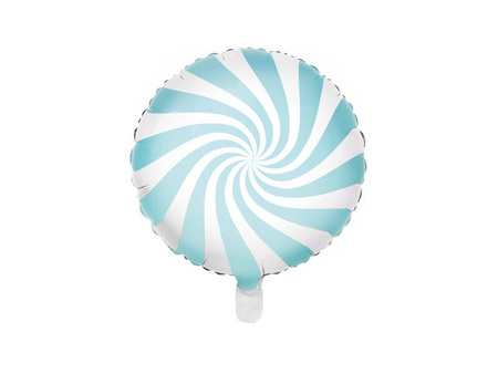 Balon foliowy Cukierek 35cm jasny niebieski 792968