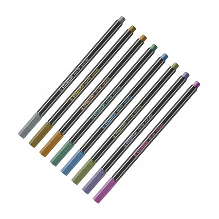 Stabilo pen 68 metallic etui 8 kolorów