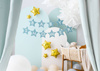 Baner Baby shower 290x16,5cm jasny niebieski 013650