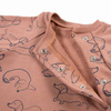 Bluza niemowlęca rozpinana bokiem LAZY DAYS brązowa 062