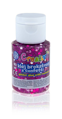 Klej brokatowy 40ml z konfetti 132300 astra