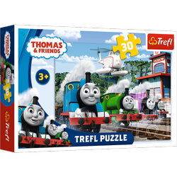 Puzzle trefl 30 wyśćig na torach Thomas And Friends