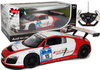 Auto R/C Audi R8 LMS Rastar 1:14 biało-czerwone 751711/306349