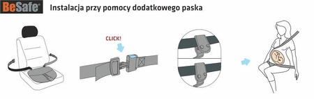Besafe adapter do pasa bezpieczeństwa izi fix be safe (sztuka)
