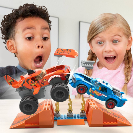 Mega Bloks HKF88 Hot Wheels Monster Trucks Tiger Shark 245szt. 102747