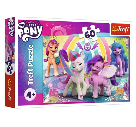 Puzzle trefl 60 Urocze Kucyki Pony 