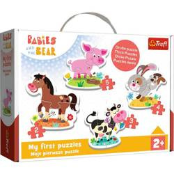 Puzzle Trefl Baby Classic Na farmie Kazstudio 361278