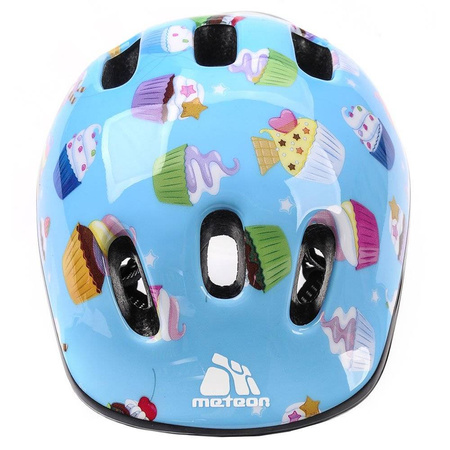 Kask rowerowy meteor mv6-2 xs 44-48cm muffins 039643