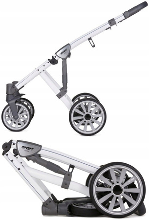 Anex wózek dziecięcy sport q1 2.0 2in1 sp15 gray cloud
