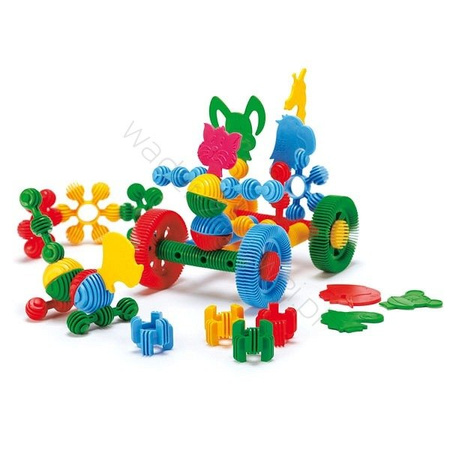 Klocki funny blocks w słoiku małym 24szt 419407
