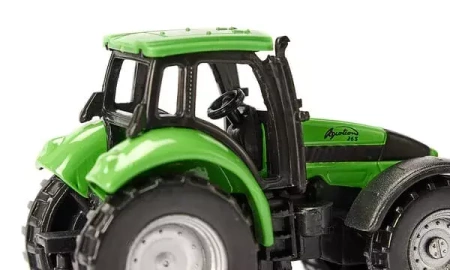 Siku 1606 Traktor Deutz-Fahr z przyczepą 2-osiwą Fortuna
