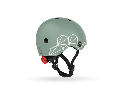 SCOOTANDRIDE Kask XXS-S dla dzieci 1-5 lat Green Lines 965620