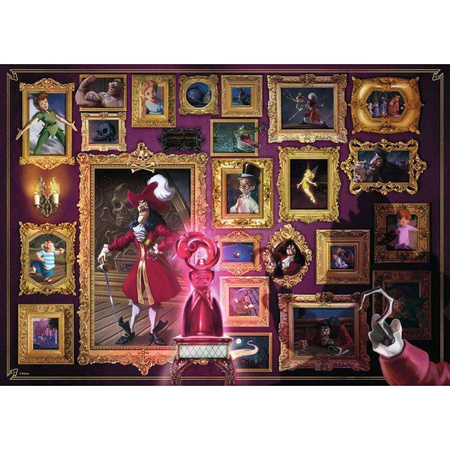 Puzzle Ravensburger 1000el Villainous Kapitan Hook 150229