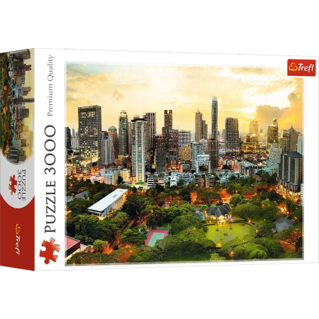 Puzzle trefl 3000 Zachód Słońca w Bangkoku