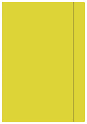 Teczka z gumką a4+ żółta 213105