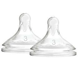 Dr. Brown's Smoczek szeroka szyjka poziom 3 (+6m) 2 pak do butelki options+