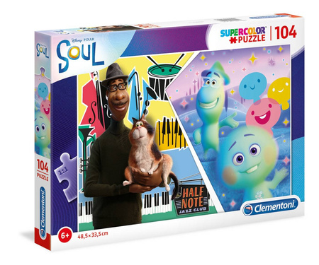 Clementoni puzzle 104 super kolor disney pixar soul